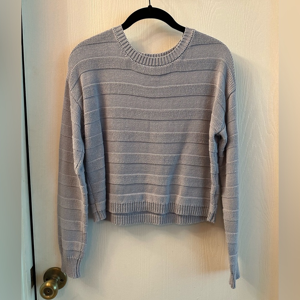 Baby blue knit sweater